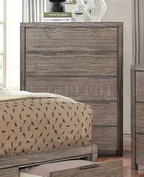 Ariella 5PC Bedroom Set CM7862 In Gray W Options