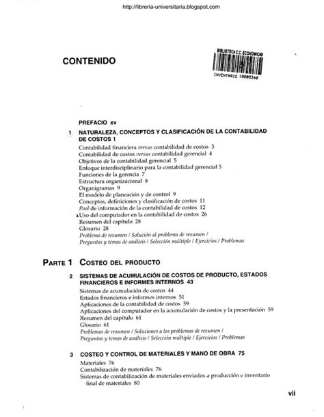 Contabilidad De Costos Ra Edici N Ralph S Polimeni Pdf