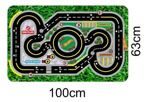 Tapete Pista Corrida Para Brincar Br66 Amo Adesivo