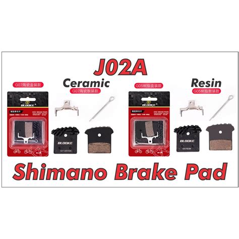 Shimano J02A SLX XT XTR M8000 Bicycle Brake Pads BLOOKE Resin Ceramic