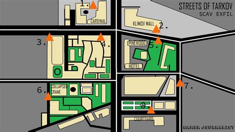 Escape from Tarkov Streets Map Guide - Extraction Points and Boss Guide