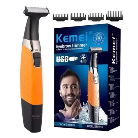 Aparador De Pelos Kemei - Barbeador Aparador de Pelos Kemei KM-1910 Barbeador Elétrico de ...
