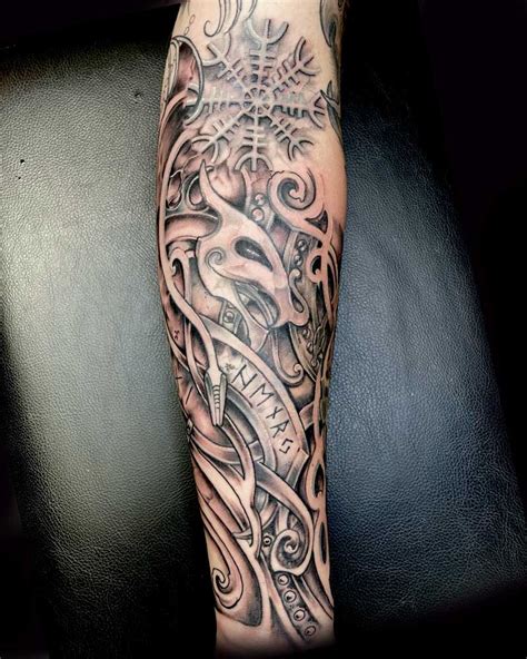 Norse Dragon Tattoo