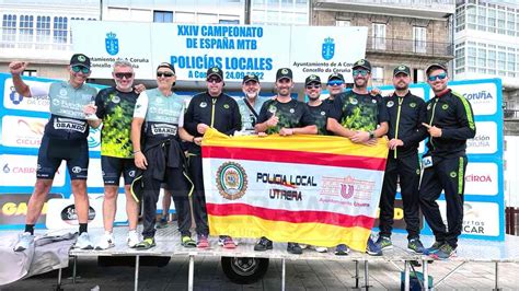 Buen papel del equipo ciclista de la Policía Local de Utrera en el