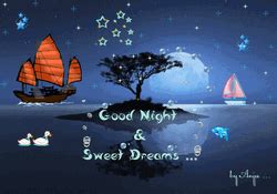 Good Night And Sweet Dreams Sea Bubbles GIFDB