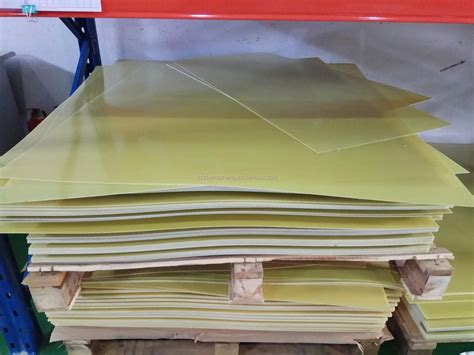 Yellow Fiberglass Epoxy Resin Sheet Insulation Material Fr4 With Sgs