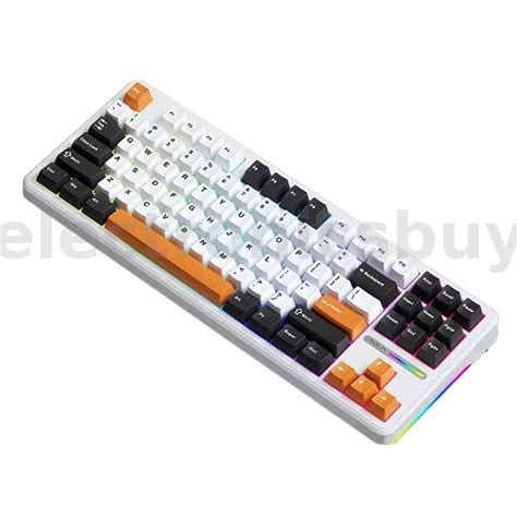 AULA F87 87 Keys Mechanical Gaming Keyboard Tri Mode 2 4G USB Bluetooth