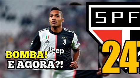 Noticia Urgente Mercado da Bola São Paulo observa lateral Alex Sandro