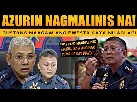 Pnp Chief Azurin Nagmamalinis Sa C Nference Gen Sant S D Ming