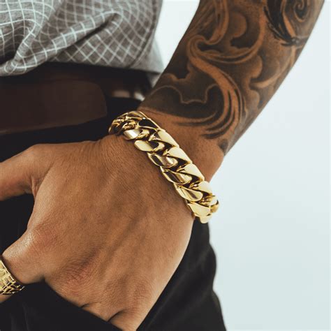 Handmade Solid Gold Miami Cuban Link Bracelets Made In Tampa Florida