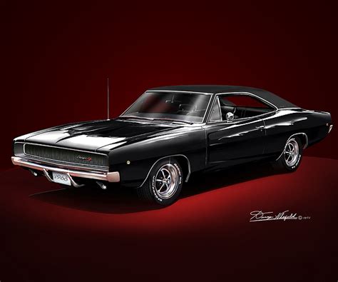 1968 1969 Dodge Charger Fine Art Prints By Danny Whitfield