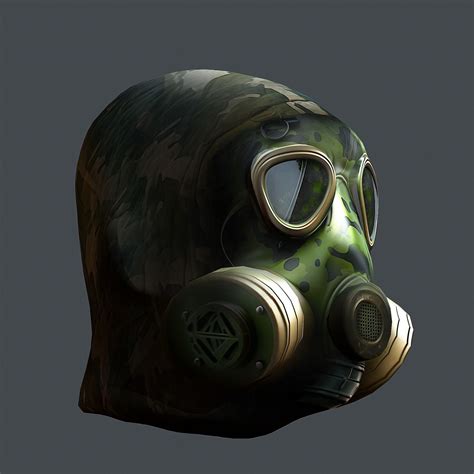 3D model Helmet 3d model military combat Military scifi Low-poly 3D model VR / AR / low-poly ...