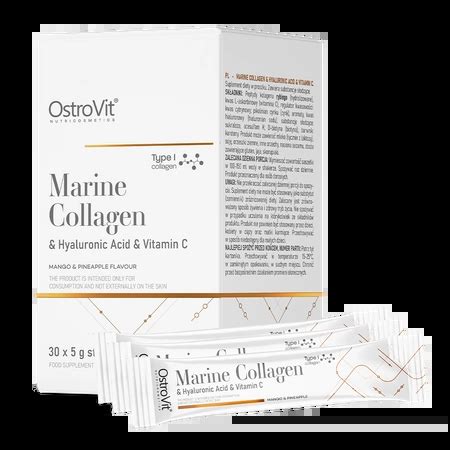 OstroVit Marine Collagen Hyaluronic Acid Vitamin C 5 G X 30 BOX