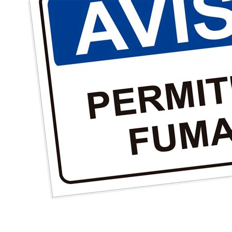 Placa De Sinaliza O Aviso Permitido Fumar Em Pvc