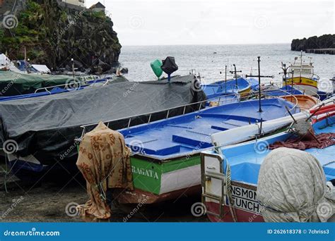 Camera De Lobos Madeira Portugal Circa October Colorful Fisher