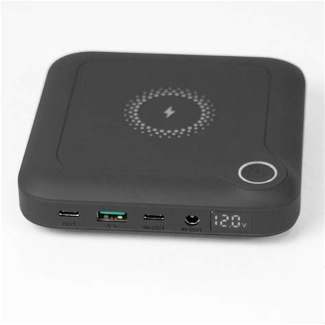 Laptop Power Bank with Qi Wireless Charging – 60W DC/PD – 24000mAh ...