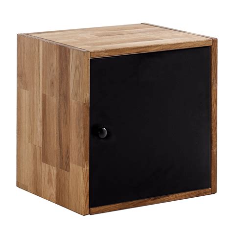 Maximo Oak Single Cube With Door In 2021 Cube Storage Solid Oak