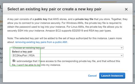 How To Create A Key Pair For Ec2 Instances Aws