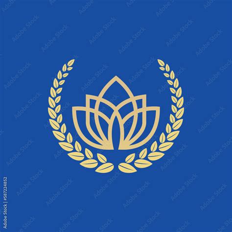 Shapla flower logo design. Shapla logo. lotus logo | lotus | shield ...