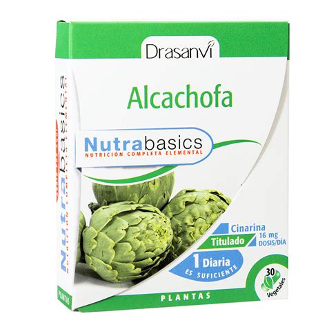 Artichoke 30 Capsules Nutrabasics Drasanvi Drasanvi English