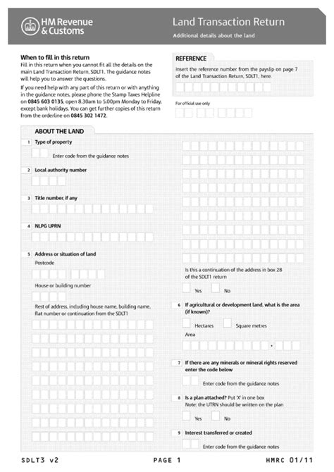 The Stamp Duty Land Tax Administration Amendment Regulations 2011