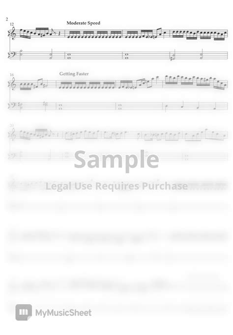 Sheet Music Boss Rush E Easy Version By C Music Lembar Musik