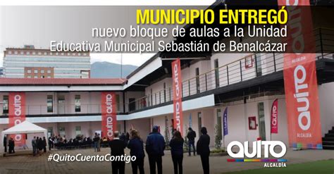 Unidad Educativa Sebastián de Benalcázar cuenta con nuevo bloque de