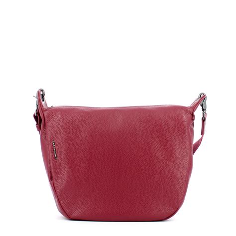 Mellow Borsa A Tracolla In Pelle Red Plum Mandarina Duck Bagalier