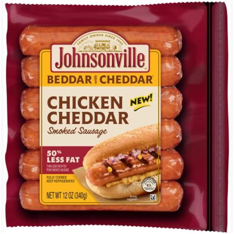 Johnsonville® Beddar With Cheddar® Chicken Cheddar Smoke Sausage 12 Oz Harris Teeter