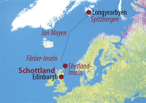 Schottland Jan Mayen Spitzbergen Expeditionskreuzfahrt Zu Einsamen