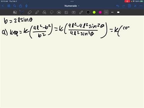 Solved Estimate The First Three Natural Frequencies Of A Clamped Free Bar Of Length L In