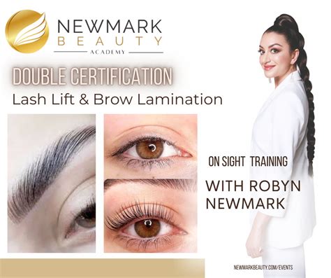 Double Certification Lash Lift Tint And Brow Lamination On Site