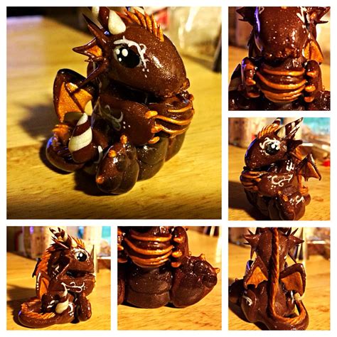 Chocolate Dragon With Truffle By Littlecluus On Deviantart