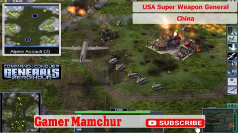 Command Conquer Generals Zero Hour Usa Super Weapon General Vs