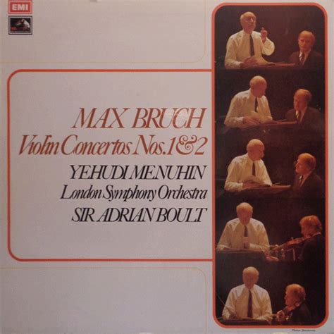 Max Bruch Yehudi Menuhin London Symphony Orchestra Sir Adrian Boult