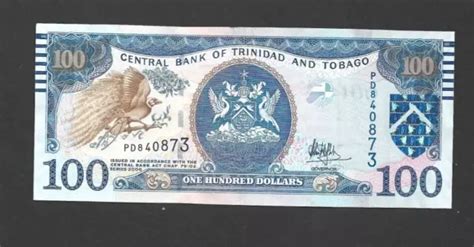 Dollar Extra Feine Banknote Aus Trinidad Und Tobago Pick