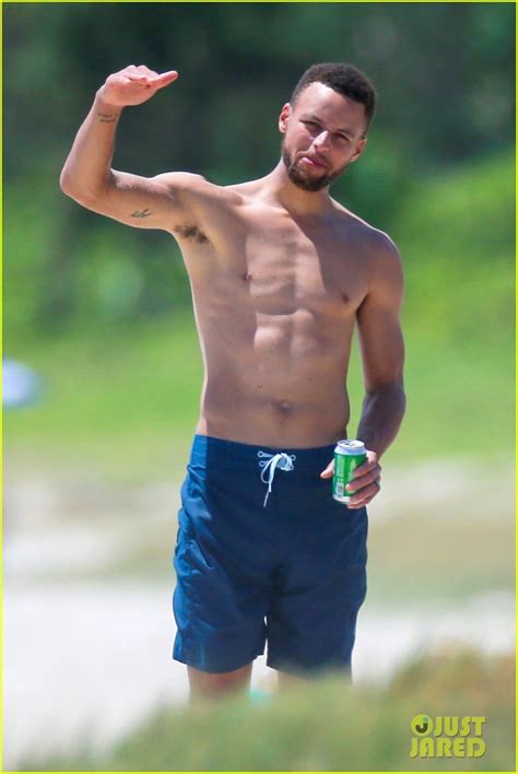 Shirtless Stephen Curry Hits The Beach With Wife Ayesha Photo 3918193 Ayesha Curry Bikini