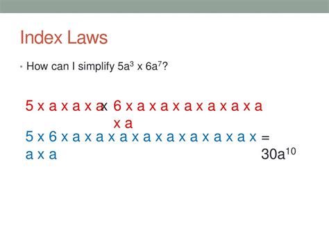 Index Laws Ppt