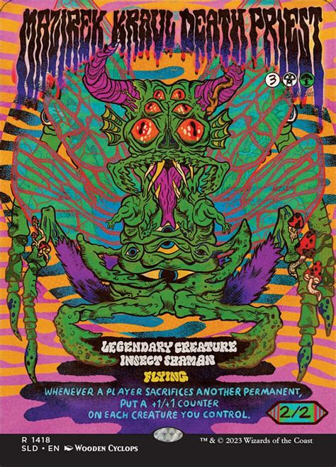 mazirek kraul death priest secret lair drop mtg print