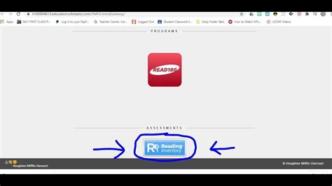 How To Take The Reading Inventory In Hmh Read 180 Youtube