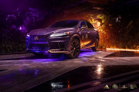 Lexus and adidas introduce purple SUV inspired by 'Black Panther'