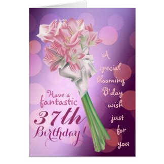 37th Birthday Cards | Zazzle