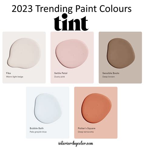 Trending Paint Colours for 2023