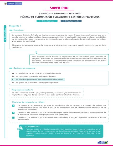 Preguntas Explicadas Formulacion Evaluacion Y Gestion De Proyectos