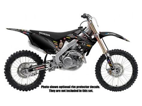 Senge Graphics Honda Crf Mayhem Black Graphics Kit