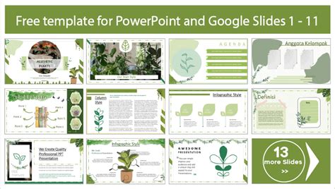 Plantilla Aesthetic De Plantas Plantillas Para Powerpoint Y Google Slides