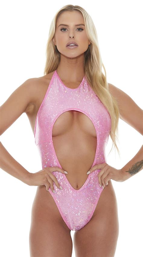 Bodyshotz K1010 Stunning Pink Passion Bodysuit