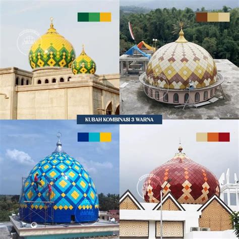 Panduan Memilih Warna Kubah Masjid Yang Ideal Dan Menarik Jual Kubah