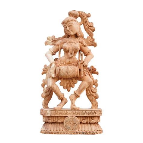 Semi furnished Wooden Apsara sculpture, For Interior Decor, Size ...