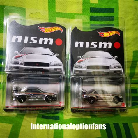 HOT WHEELS HOTWHEELS RLC Nissan R34 Skyline Gtr NISMO MATTEL WITH Protecter Shopee Malaysia